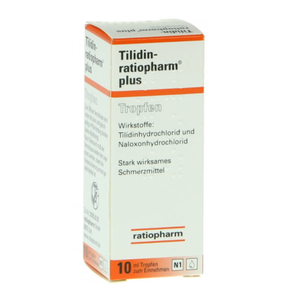 Tilidin Tropfen 50/4mg von Ratiopharm 100 ml